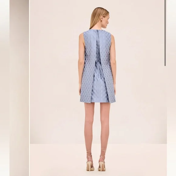 Alexis Asha Dress -Size Medium, ivory jacquard - Picture 5 of 6